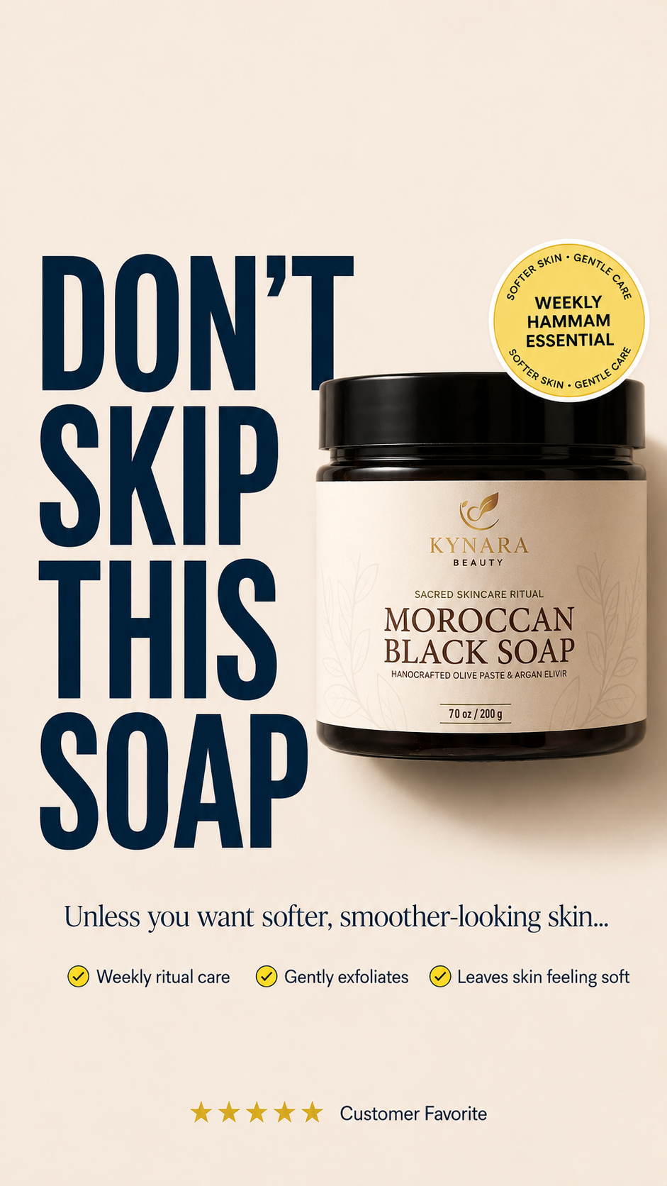 Moroccan Black Soap